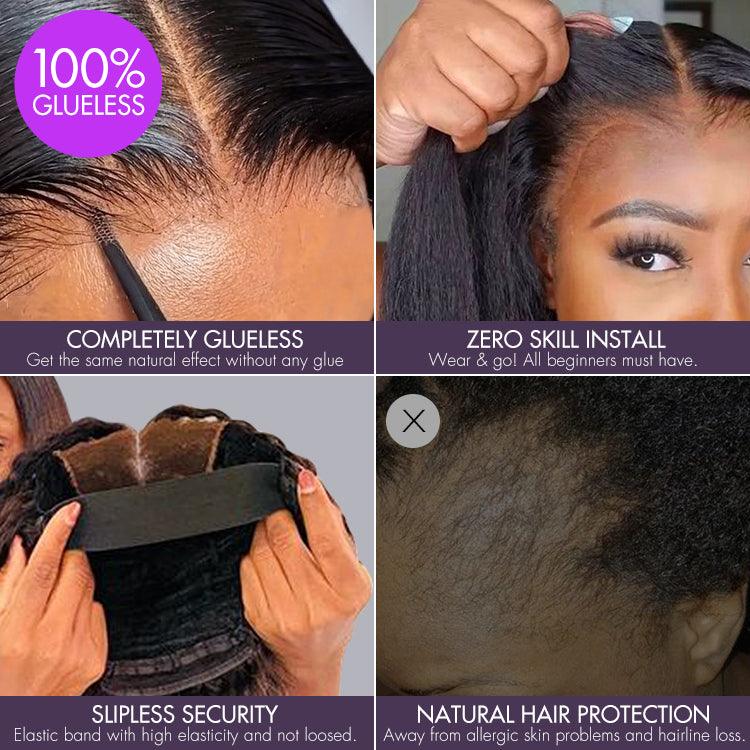 Realistic Chic Wavy Wig  Layered Cut Glueless